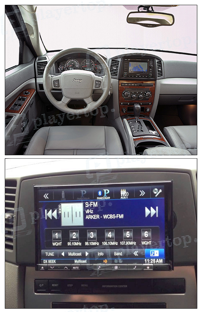 Installation Autoradio jeep grand cherookee